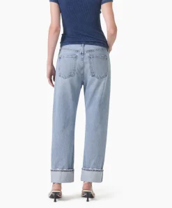 Agolde Jeans Fran Jean Blauw