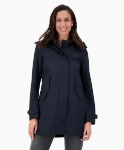 Airforce Parka Long Technical Shell Donker Blauw