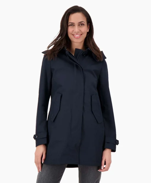 Airforce Parka Long Technical Shell Donker Blauw