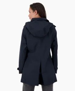 Airforce Parka Long Technical Shell Donker Blauw