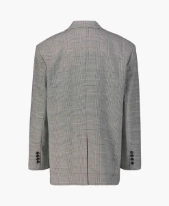 Alix The Label Blazer Woven Special Checked Zwart