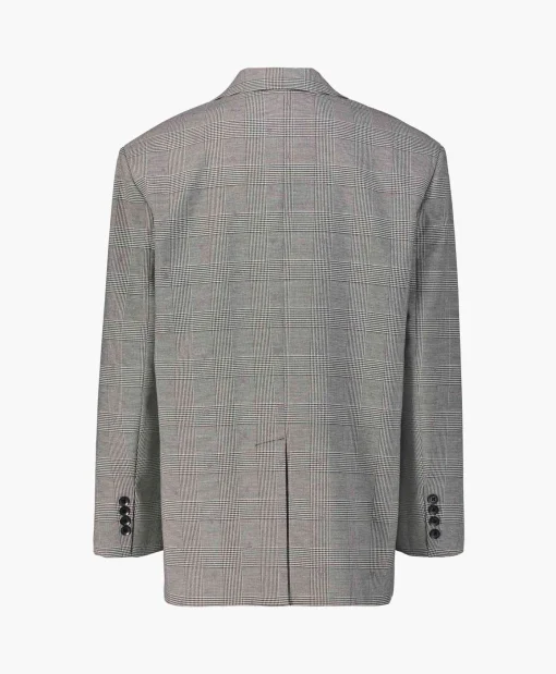 Alix The Label Blazer Woven Special Checked Zwart