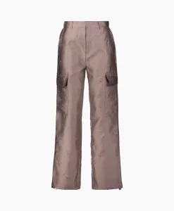 Alix The Label Cargobroek Woven Shiny Bull Cargo Brons