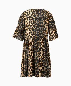 Alix The Label Jurk Ladies Woven Animal Dress Print + 2 Kleurig
