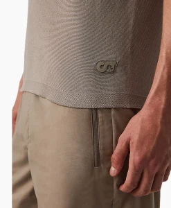 Alpha Tauri T-Shirt Korte Mouw Fosos Zand