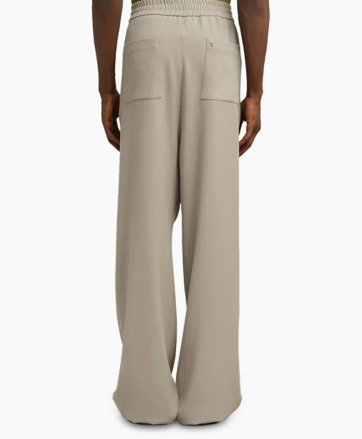 Ami Paris Broek Elastic Waist Taupe