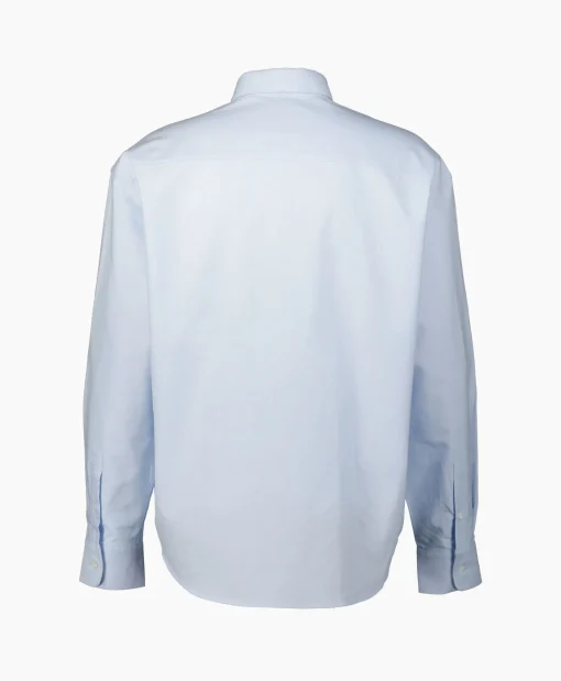Ami Paris Overhemd Boxy Fit Licht Blauw