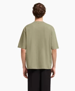 Ami Paris T-Shirt Korte Mouw Ami De Coeur Khaki