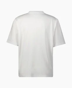 Ami Paris T-Shirt Korte Mouw Ami De Coeur Off White
