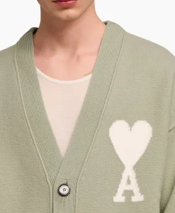 Ami Paris Vest Off White Adc Zand