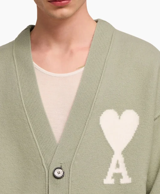 Ami Paris Vest Off White Adc Zand