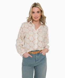 Anna Van Toor Blouse 17A05-03445A Zand