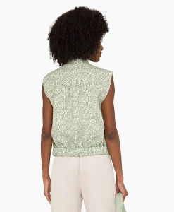 Anna Van Toor Gilet 43A11-02108B Groen