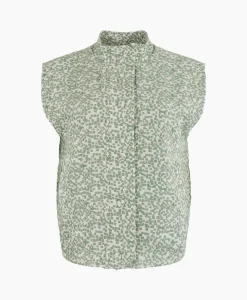 Anna Van Toor Gilet 43A11-02108B Groen