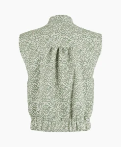 Anna Van Toor Gilet 43A11-02108B Groen