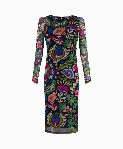 Anna Van Toor Jurk 26A06-03636 Zwart