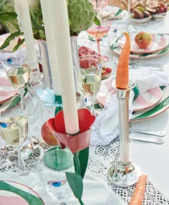 Anna+Nina Accessoires Column Candle Holder Brons
