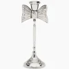 Anna+Nina Accessoires Lady Bow Candle Holder Zilver
