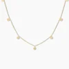 Anna+Nina Ketting Smiley Goud