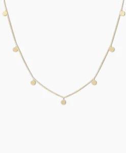 Anna+Nina Ketting Smiley Goud
