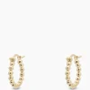 Anna+Nina Oorbellen Solstice Ring Earrings Silver Goldplated Goud