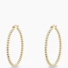 Anna+Nina Oorbellen Solstice Big Hoop Earrings Brass Goldpla Goud