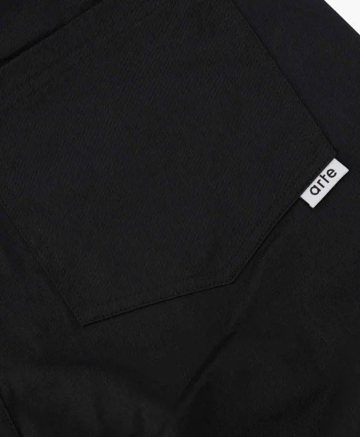 Arte Antwerp Broek Nylon Double Knee Pocket Zwart