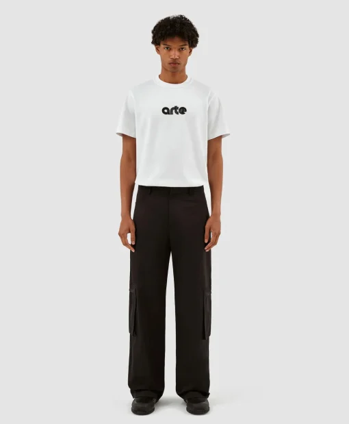 Arte Antwerp Broek Nylon Double Knee Pocket Zwart