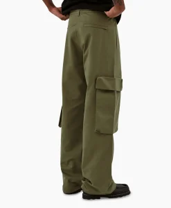 Arte Antwerp Broek Oversize 3D Pocket Donker Groen