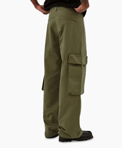 Arte Antwerp Broek Oversize 3D Pocket Donker Groen