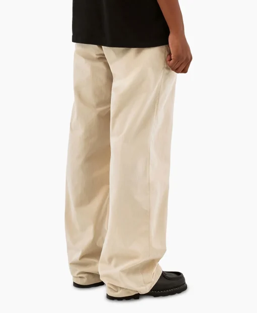 Arte Antwerp Broek Oversized Drawstring Off White