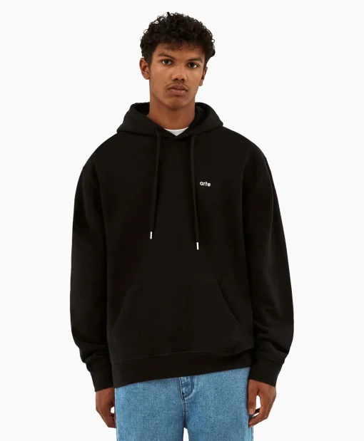 Arte Antwerp Hoodie Heart France Back Print Zwart