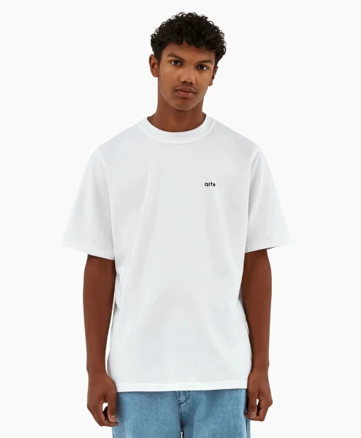 Arte Antwerp T-Shirt Korte Mouw Heart Rings Back Print Wit