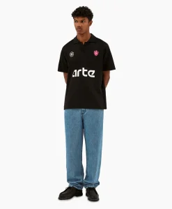 Arte Antwerp T-Shirt Korte Mouw Basic Futebol Zwart