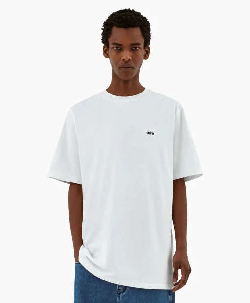 Arte Antwerp T-Shirt Korte Mouw Arte'24 Circles Back Wit