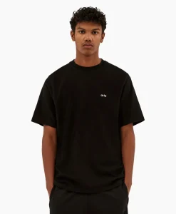 Arte Antwerp T-Shirt Korte Mouw Circle Runner Back Print Zwart