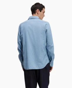 Aspesi Overhemd Camicia Sedici Licht Blauw