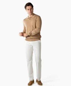 Aurelien Aurelien Polo Longsleeve Beige