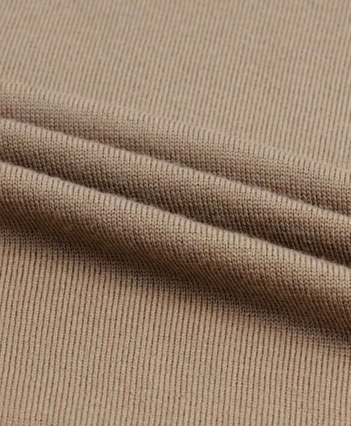 Aurelien Aurelien Pullover Buttonless Polo L Taupe