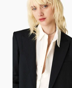Ba&Sh Blazer Payne Blauw