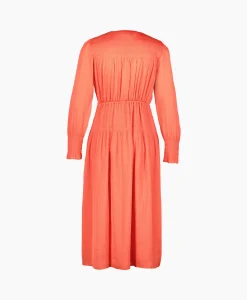 Ba&Sh Midi Jurk Koll Rood