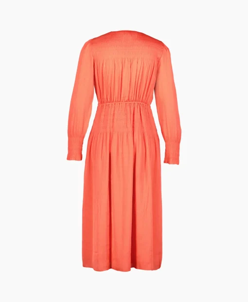 Ba&Sh Midi Jurk Koll Rood