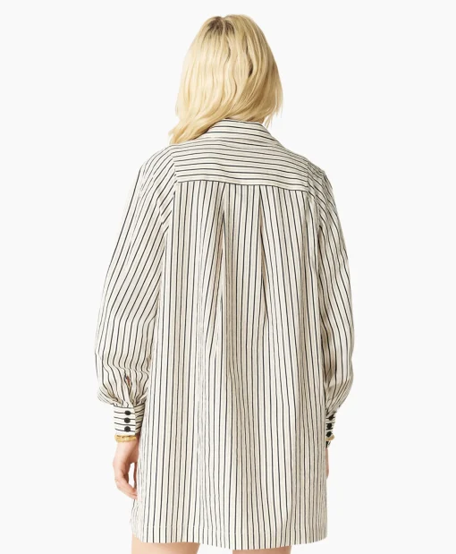 Ba&Sh Mini Jurk Fadia Ecru