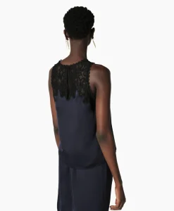 Ba&Sh Top Clea Donker Blauw