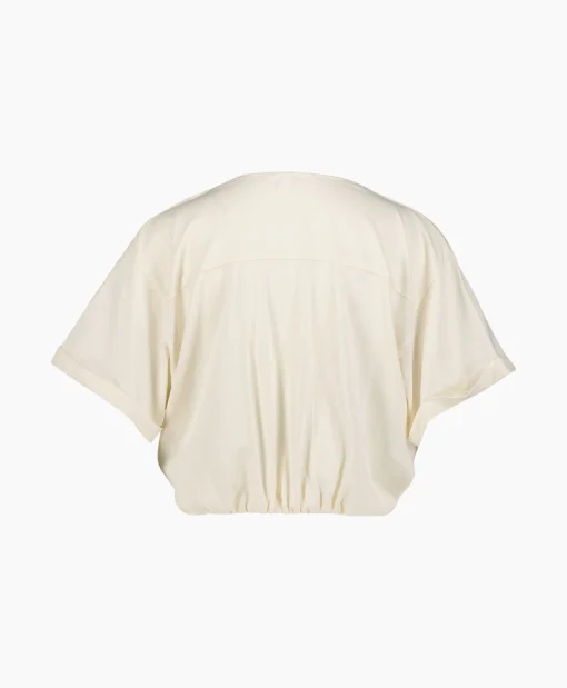Ba&Sh T-Shirt Korte Mouw Denali Ecru
