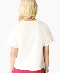 Ba&Sh T-Shirt Korte Mouw Rosie Ecru