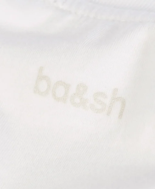 Ba&Sh T-Shirt Korte Mouw Rosie Ecru