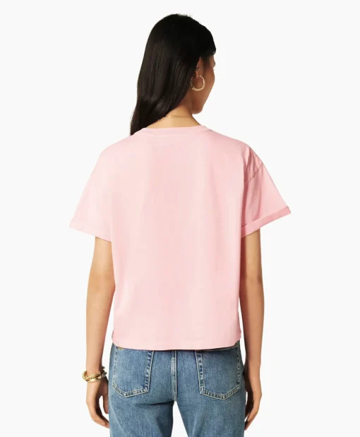 Ba&Sh T-Shirt Korte Mouw Rosie Pink