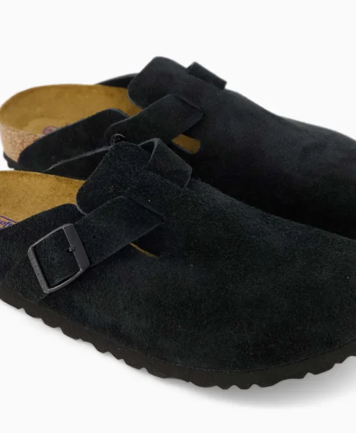 Birkenstock Instapper Boston Sfb Zwart