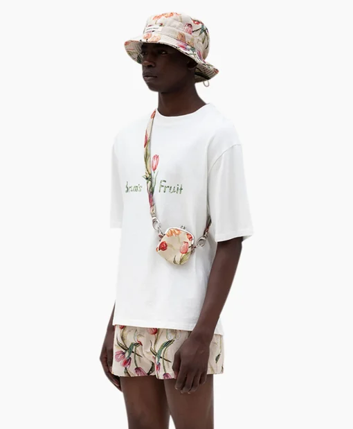 Bram's Fruit T-Shirt Korte Mouw Tulip Aquarel Wit